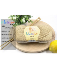 MELISSA Lana Bebé Hilo Acrílico Ovillo de Lana (250m 1u*100g)Antipilling Acrilico Ovillo para bebé suave,Certificado OEKO-TEX