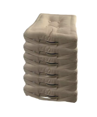 Cojines para Sillas de Exterior e Interior Reversibles 45 x 45 x 10 cm Marron