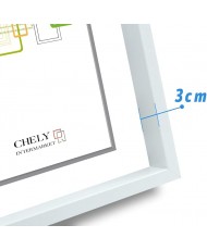 Marcos con Profundidad 13x18cm MOD-3508 (Blanco)