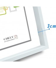 Marcos con Profundidad 15x20cm MOD-3508 (Blanco)