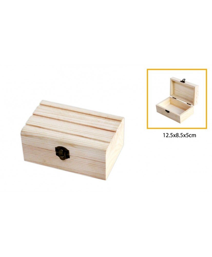 Caja de madera 12.5x8x5.5cm