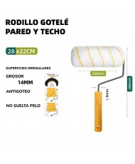Rodillo para Pared y Techo  22cm