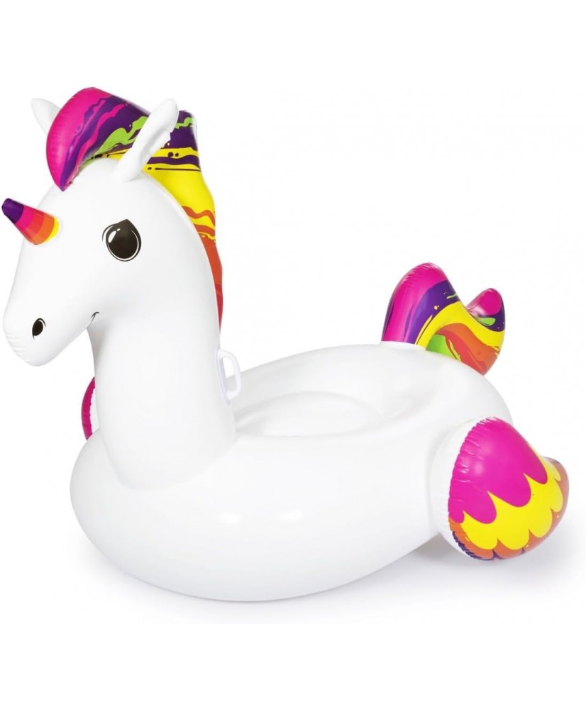 BESTWAY 41113 - Unicornio de Fantasía Hinchable 224x164 cm