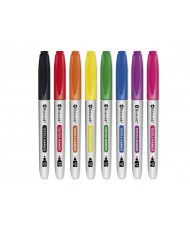 Rotulador textil permanente 8 colores vivos surtidos set   Punta 2.6mm