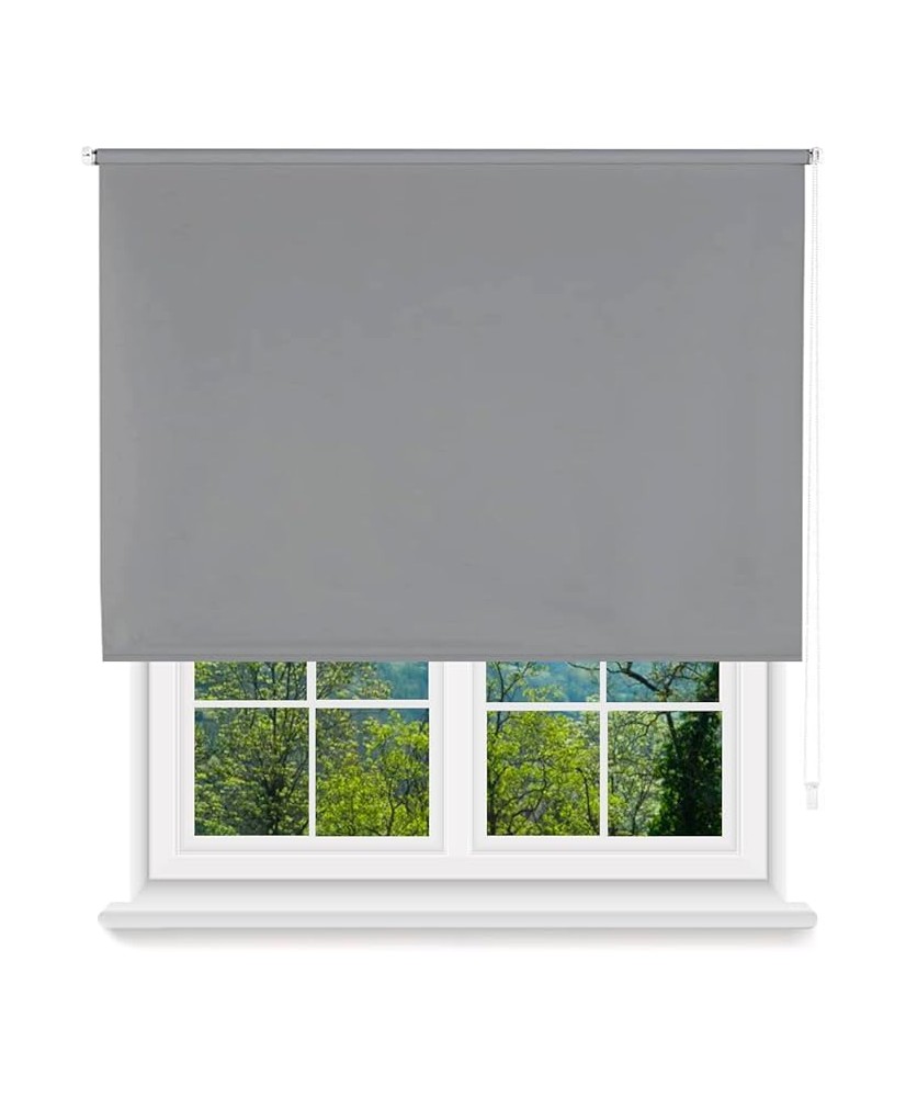 Estor Enrollable Opaco Gris 60-150cm x 180 cm