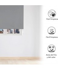 Estor Enrollable Opaco Gris 60-150cm x 180 cm