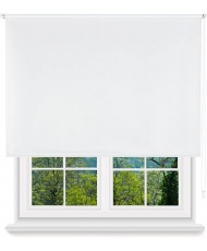 Estor Enrollable Opaco Blanco 60-150cm x 180 cm