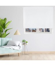 Estor Enrollable Opaco Blanco 60-150cm x 180 cm