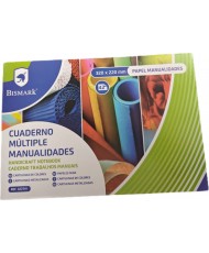 Bloc Papel Múltiple BISMARK Manualidades 42 hojas 32x22