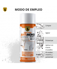 Pintura Spray Antimoho 400ml ( Color BLANCO )