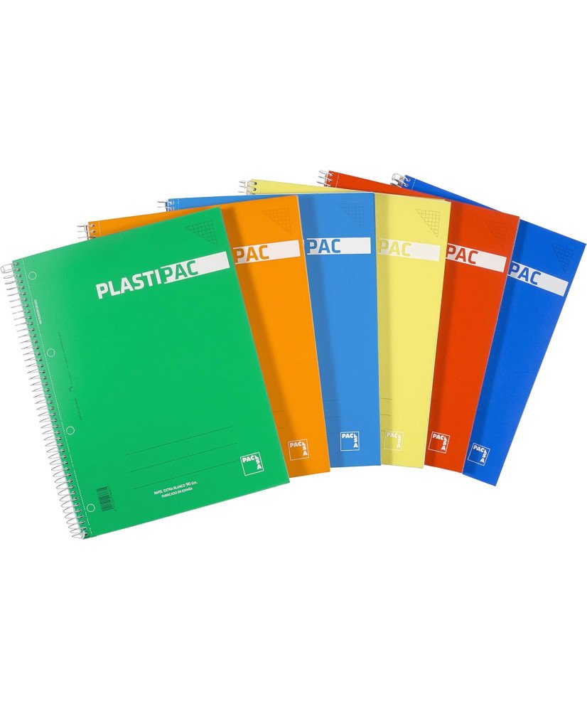 Bloc A4 cuadro 5mm. 100 hojas microperforado Plastipac