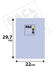 Bloc A4 cuadro 5mm. 100 hojas microperforado Plastipac