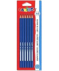 Carioca HB - Pack de 6 lápices de grafito, multicolor
