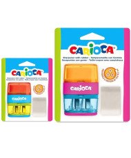 Carioca Sacapuntas con Goma de Borrar| Colores Surtidos