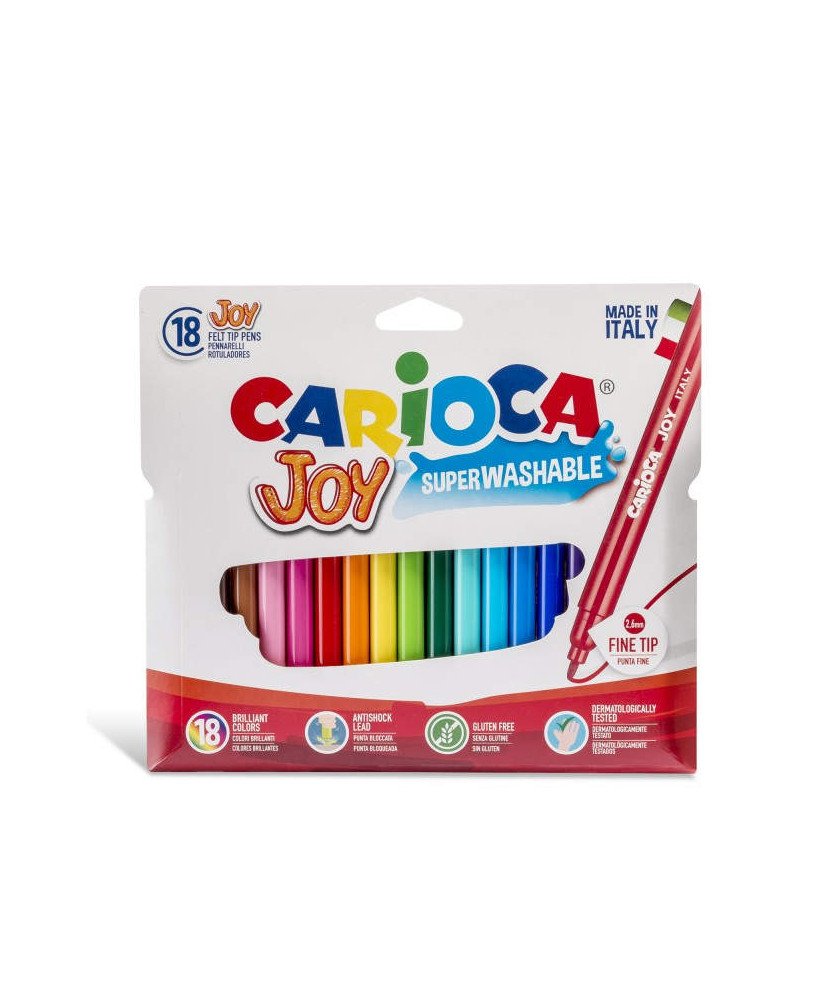 Rotulador Carioca Joy Caja De 18 Colores