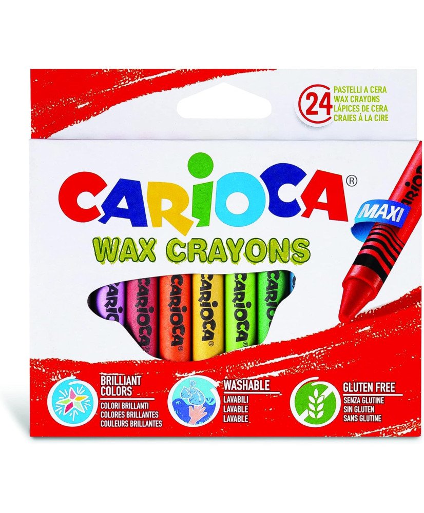 Carioca - Caja con 24 ceras