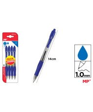 Boligrafos punta 1.0mm 4uds