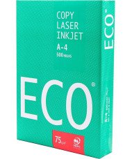 Campus – Folios ECO A4 75gr, 500 Hojas de Papel ECO Multiusos para Impresora Inkjet, Láser y Fotocopiadora