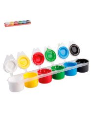 Témpera 6 colores estándar 15ml- MP