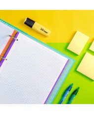 Campus-Hojas cuadriculadas A4 Recambio ,  10 Banda colores, 160 Hojas, Cuadrícula 5x5, Multicolor