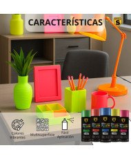 Pintura Spray Rosa Fluorescente 400 Ml