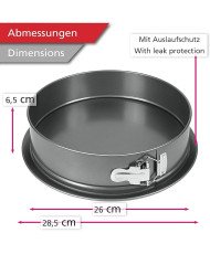 Molde Desmontables Antiadherente 26 x 7 cm