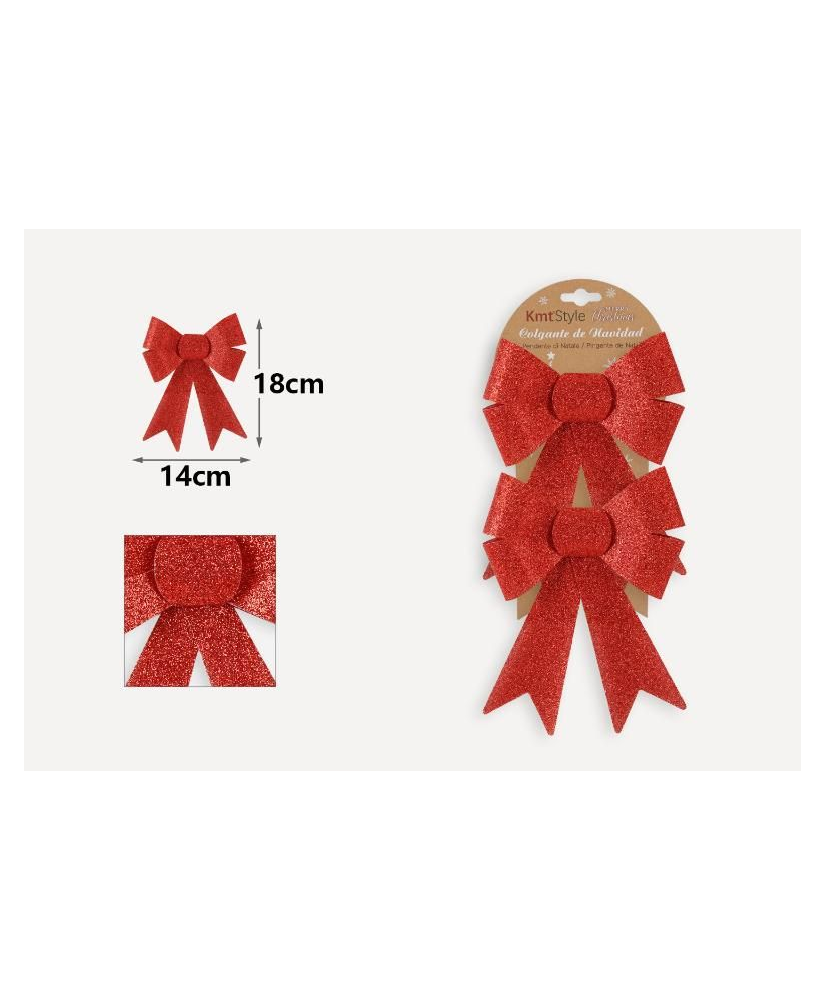 Lazo de navidad pack 2 uds