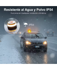 WOOX Baliza V16 Homologada DGT con Geolocalización, Luz de Emergencia Coche Homologado
