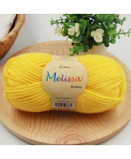 Melissa Hilo 100% Acrilico Ovillo de Lana Gruesa 115m 100g para DIY Tejer y Ganchillo, Certificado OEKO-TEX Standard 100G