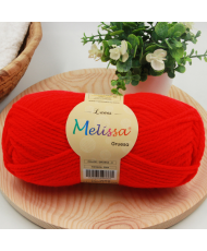 Melissa Hilo 100% Acrilico Ovillo de Lana Gruesa 115m 100g para DIY Tejer y Ganchillo, Certificado OEKO-TEX Standard 100G