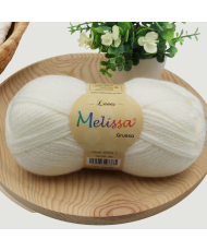 Melissa Hilo 100% Acrilico Ovillo de Lana Gruesa 115m 100g para DIY Tejer y Ganchillo, Certificado OEKO-TEX Standard 100G