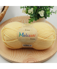 Melissa Hilo 100% Acrilico Ovillo de Lana Gruesa 115m 100g para DIY Tejer y Ganchillo, Certificado OEKO-TEX Standard 100G