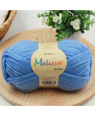 Melissa Hilo 100% Acrilico Ovillo de Lana Gruesa 115m 100g para DIY Tejer y Ganchillo, Certificado OEKO-TEX Standard 100G