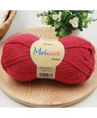 Melissa Hilo 100% Acrilico Ovillo de Lana Gruesa 115m 100g para DIY Tejer y Ganchillo, Certificado OEKO-TEX Standard 100G