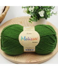 Melissa Hilo 100% Acrilico Ovillo de Lana Gruesa 115m 100g para DIY Tejer y Ganchillo, Certificado OEKO-TEX Standard 100G
