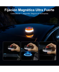 Baliza V16 Homologada DGT con Geolocalización, Luz de Emergencia Coche Homologado ( PACK 1 Uds)