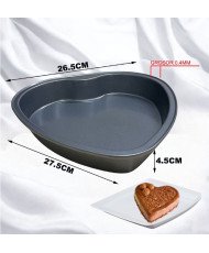 Molde Corazón, Acero, , 27,5X26,5X4,5 cm