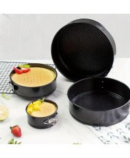 Molde para horno redondo Clip-Clap desmontable 28 cm Negro