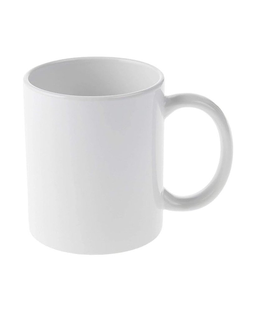 1 Tazas Blancas,Tazas cerámicas 330 ml