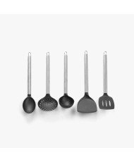 Kinvara Set 5 utensilios de cocina - Mango de acero inoxidable