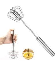 Batidor huevos manual,Longitud 35 cm, Acero inoxidable