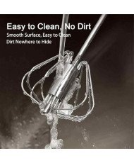 Batidor huevos manual,Longitud 35 cm, Acero inoxidable