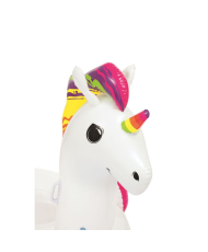 BESTWAY 41113 - Unicornio de Fantasía Hinchable 224x164 cm