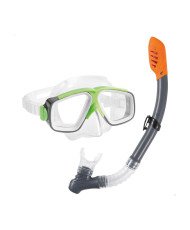 Intex Tubo y máscara de Buceo policarbonato Surf Rider +8 años