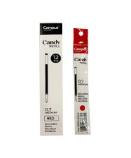 Recambio Bolígrafo Tinta Gel 0,7 mm Campus Candy Rojo ( 1uds )