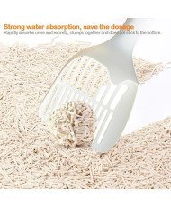Arena Aglomerante para Gatos Arena 6L de Tofu para Gatos sin Polvo Fácil (Cafe, 4 Pcs)