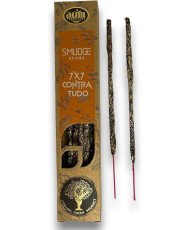 Incienso Orgánico AUM Fragances - Hecho a Mano en India con Ingredientes Naturales -Ecológico (7x7 contra Todo)