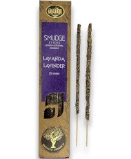 Incienso Orgánico AUM Fragances - Hecho a Mano en India con Ingredientes Naturales -Ecológico (Lavanda)