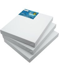 Lienzos Para Pintar 70x100 CM Bastidor Madera 37 MM Algodón Blanco Preimprimado