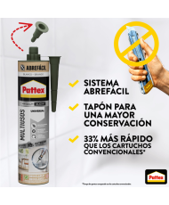 Silicona multiusos PATTEX 280 ml blanco
